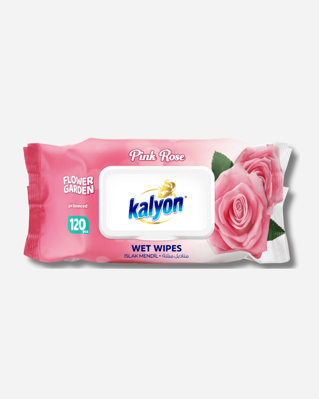 Kalyon Wet Wipes Pink Rose
