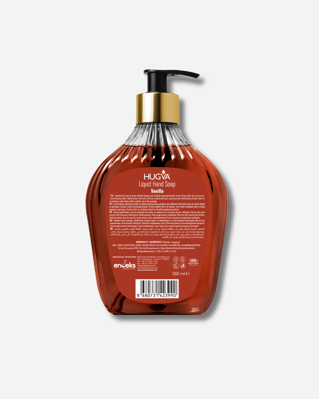 Hugva Liquid Hand Soap Vanilla 500 ML