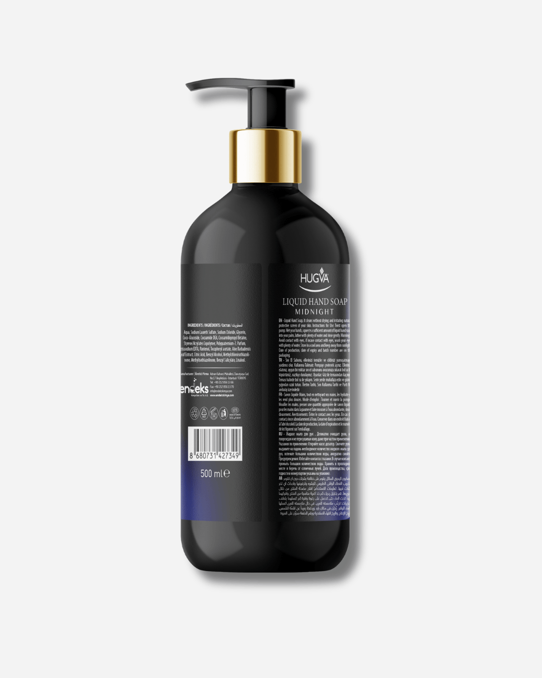 Hugva Luxury Liquid Hand Soap Midnight 500 ML