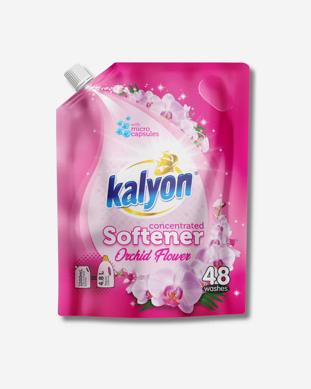 Kalyon Doypack Softener Orchid Flower 1200 ML