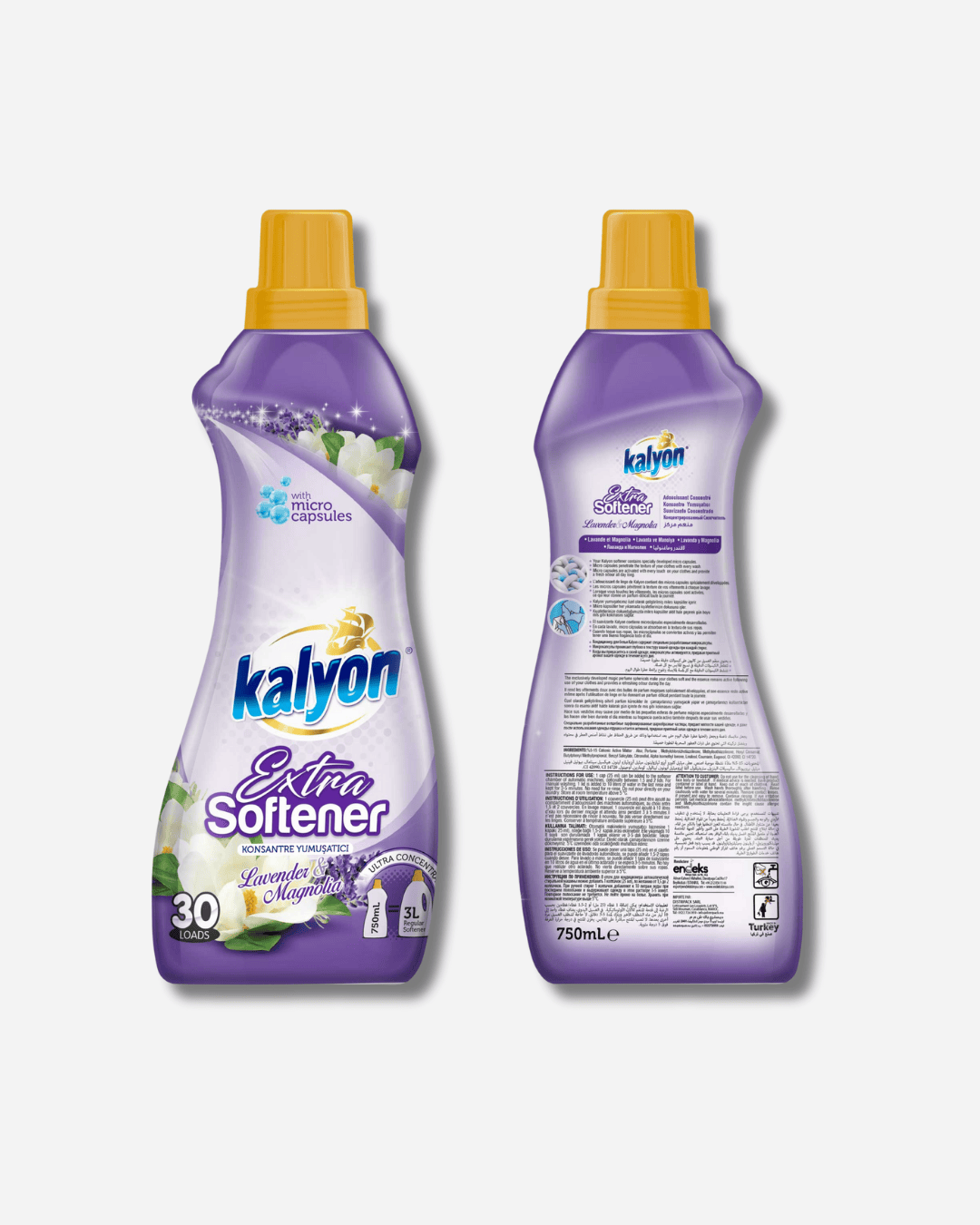 Kalyon Extra Fabric Softener Lavender & Magnolia 750ML / 1500ML
