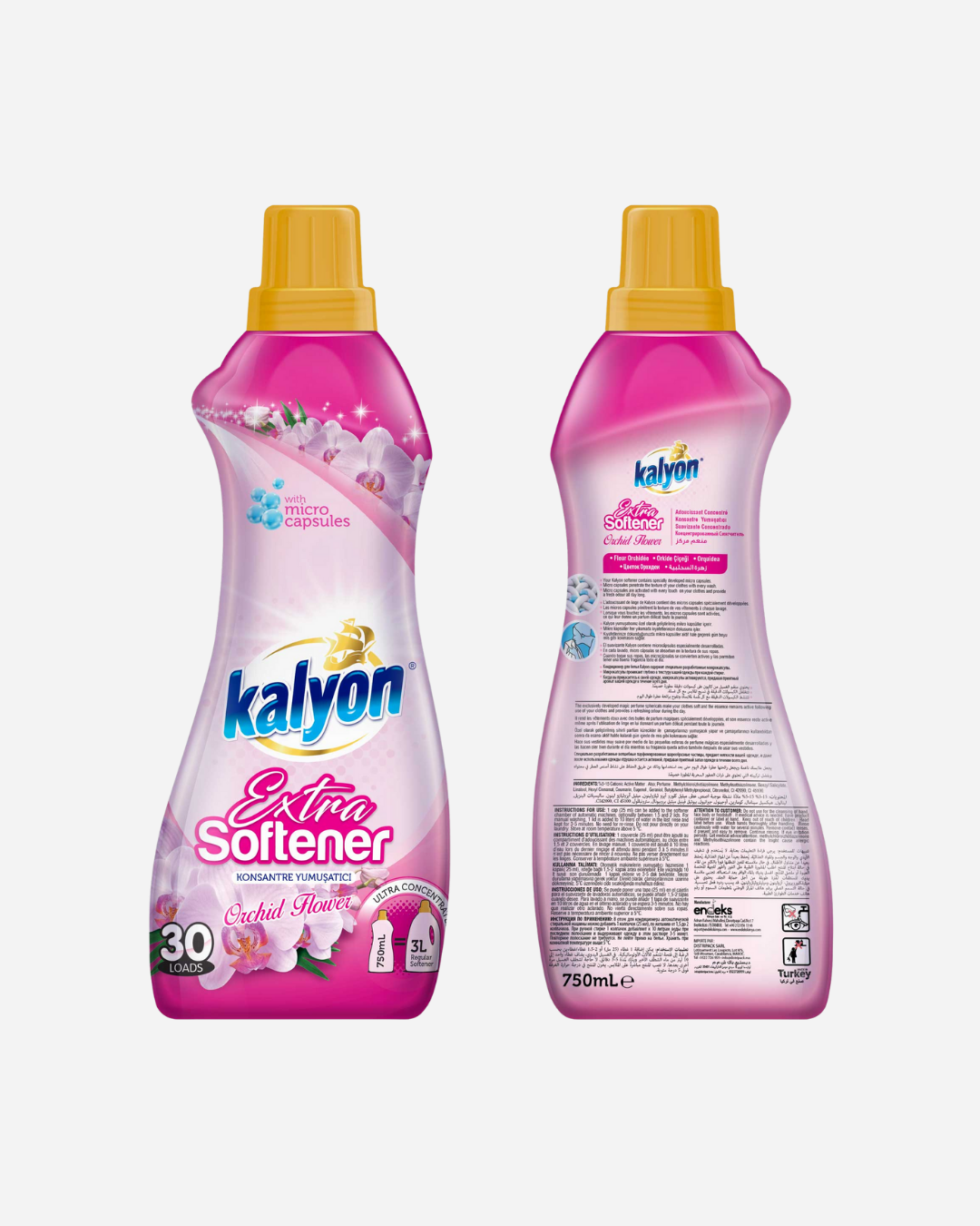 Kalyon Extra Fabric Softener Orchid Flower 750ML / 1500ML