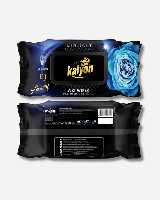 Kalyon Luxury Wet Wipes Midnight 120 PCS